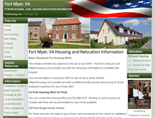 Tablet Screenshot of fortmyerhousing.com